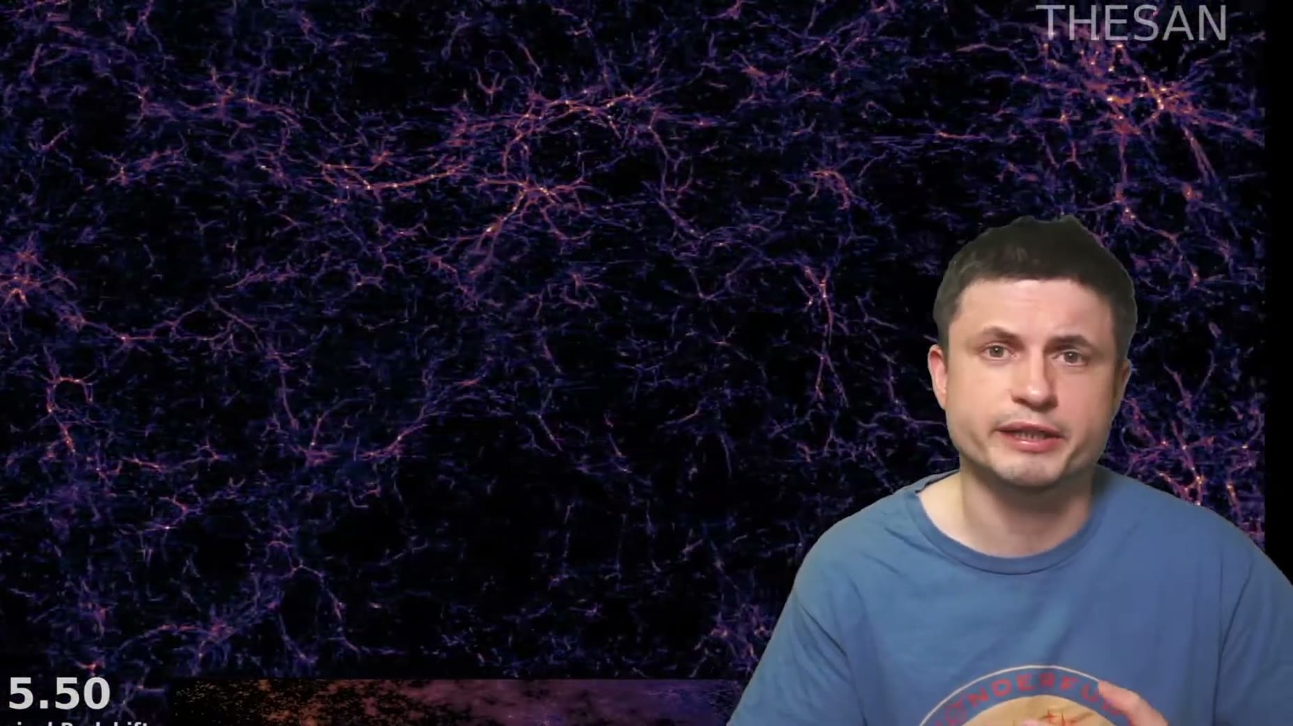 The simulation's release coincided with NASA's Hubble telescope discovering the most distant star ever found, located at